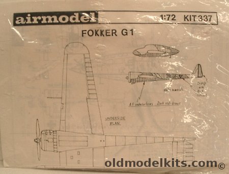 Airmodel 1/72 Fokker G-1 Reaper, 337 plastic model kit